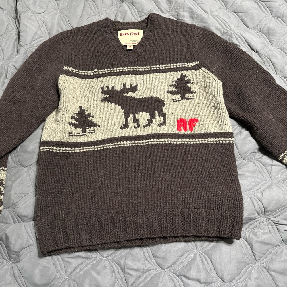 Vintage! Ezra Fitch Long Sleeve Lambswool Sweater M Ezra Fitch